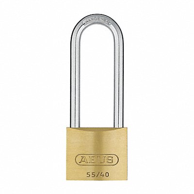 ABUS 55HB4063KA Keyed Padlock 53/64 in Rectangle Gold