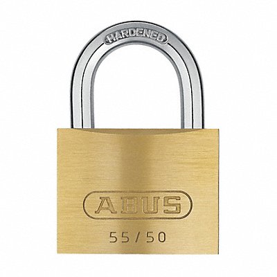 ABUS 5550KA Keyed Padlock 63/64 in Rectangle Gold