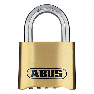 ABUS 180IB50 Combination Padlock 2 in Rectangle Gold