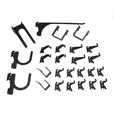 WALL CONTROL 35KDLXBK G0364 Slotted Toolboard Hook Kit 1 in