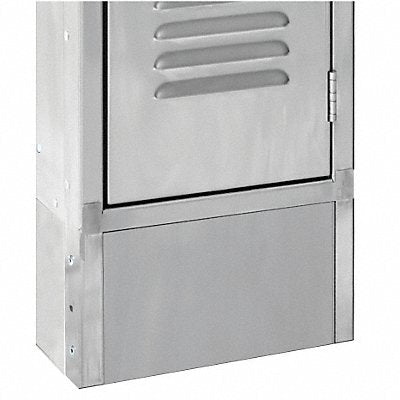 HALLOWELL KCFB12SS LockerFrontBase Frnt SSteel 6 x12 x1/16
