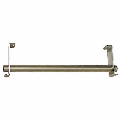 HALLOWELL PPCR12 Locker Coat Rod 12 in Length Tan Steel