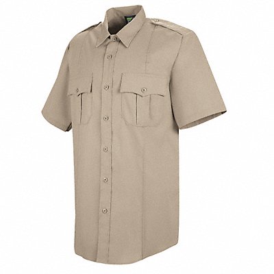 HORACE SMALL HS1222SS195 Deputy Deluxe Shirt SS Tan 19-1/2 in