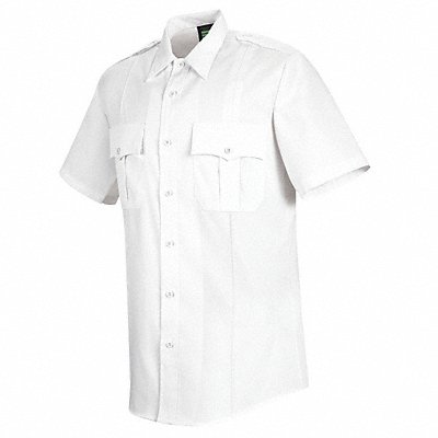 HORACE SMALL HS1223SS195 Deputy Deluxe Shirt SS White 19-1/2 in