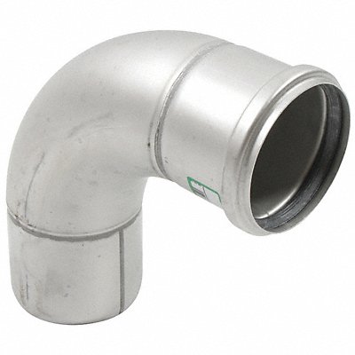 BLUCHER B390S316 90 Sweep Elbow SS 3 Socket x Push Fit