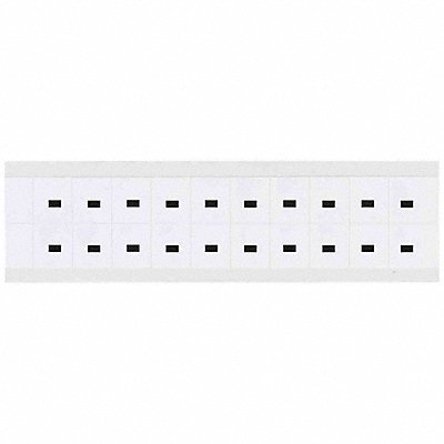 BRADY 9712DSH Numbers And Letters Dash 3/4 in H