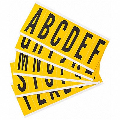 BRADY 1550LTRKIT Numbers And Letters Kit A Thru Z PK25