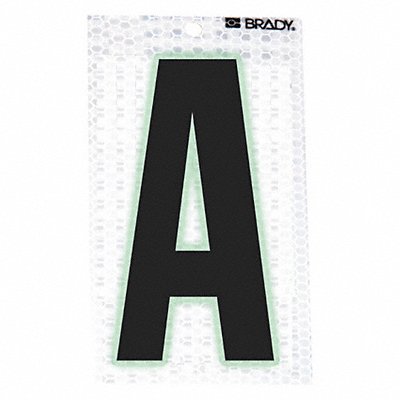 BRADY 3000A Ultra Reflective Letter A PK10