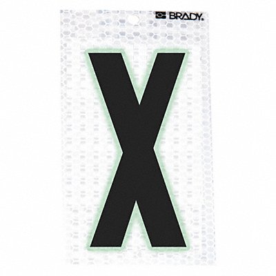 BRADY 3000X Ultra Reflective Letter X PK10