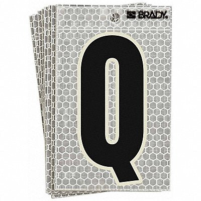 BRADY 3010Q Ultra Reflective Letter Q PK10