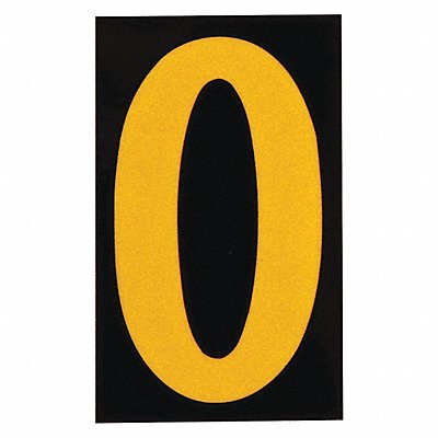 BRADY 50000 Reflective Numbers And Letters 0 PK25