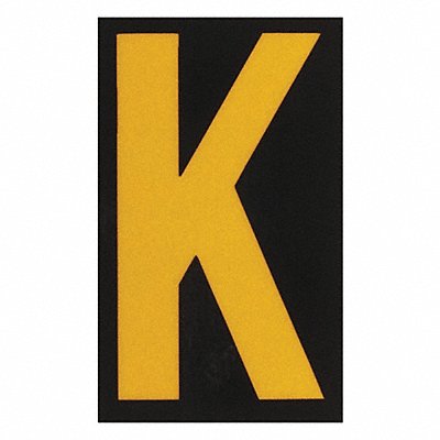 BRADY 5000K Reflective Numbers And Letters K PK25