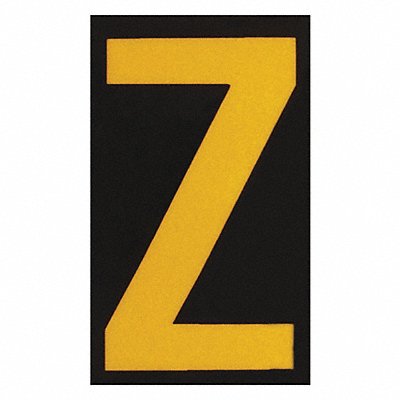 BRADY 5000Z Reflective Numbers And Letters Z PK25