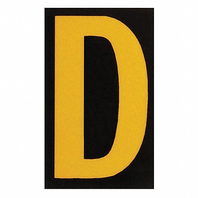 BRADY 5905D Reflective Numbers And Letters D PK25