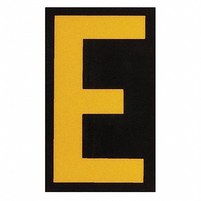 BRADY 5905E Reflective Numbers And Letters E PK25
