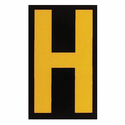BRADY 5890H Reflective Numbers And Letters H PK25
