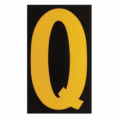BRADY 5890Q Reflective Numbers And Letters Q PK25