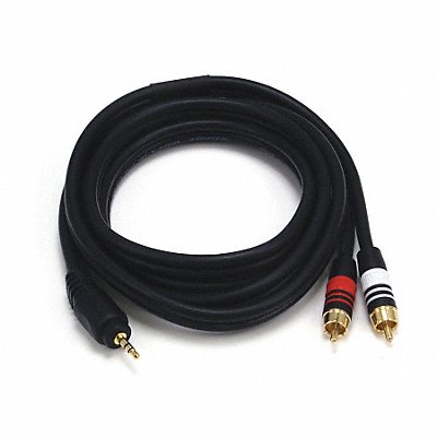 MONOPRICE 5598 A/V Cable 3.5mm(M)/2 RCA(M) 6ft