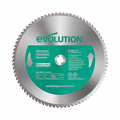 EVOLUTION 14BLADEAL Circular Saw Blade Carbide Dia 14