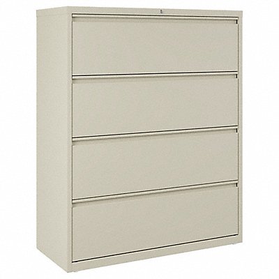 HIRSH 17459 Lateral File Cabinet Putty 52-1/2 in H