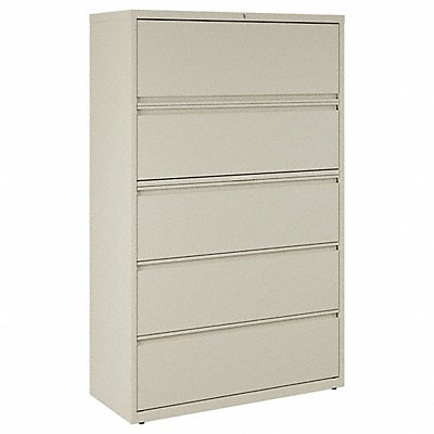 HIRSH 17648 Lateral File Cabinet Putty 67-5/8 in H