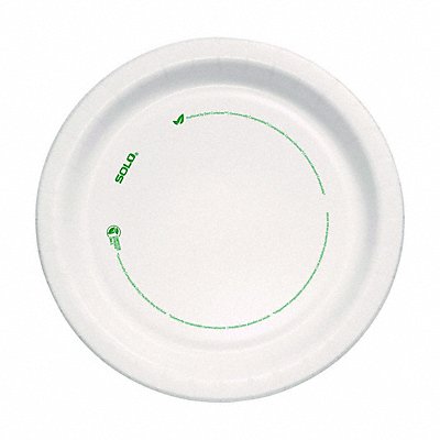 SOLO MP9PLANET Disposable Paper Plate White PK125
