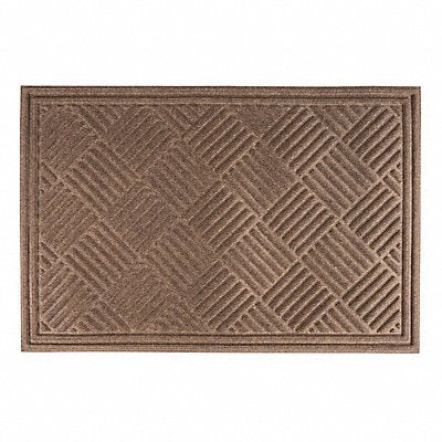 CONDOR 34L258 J1714 Carpeted Entrance Mat Chocolate 2ftx3ft