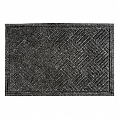 CONDOR 34L256 J1716 Carpeted Entrance Mat Charcoal 3ft.x5ft.