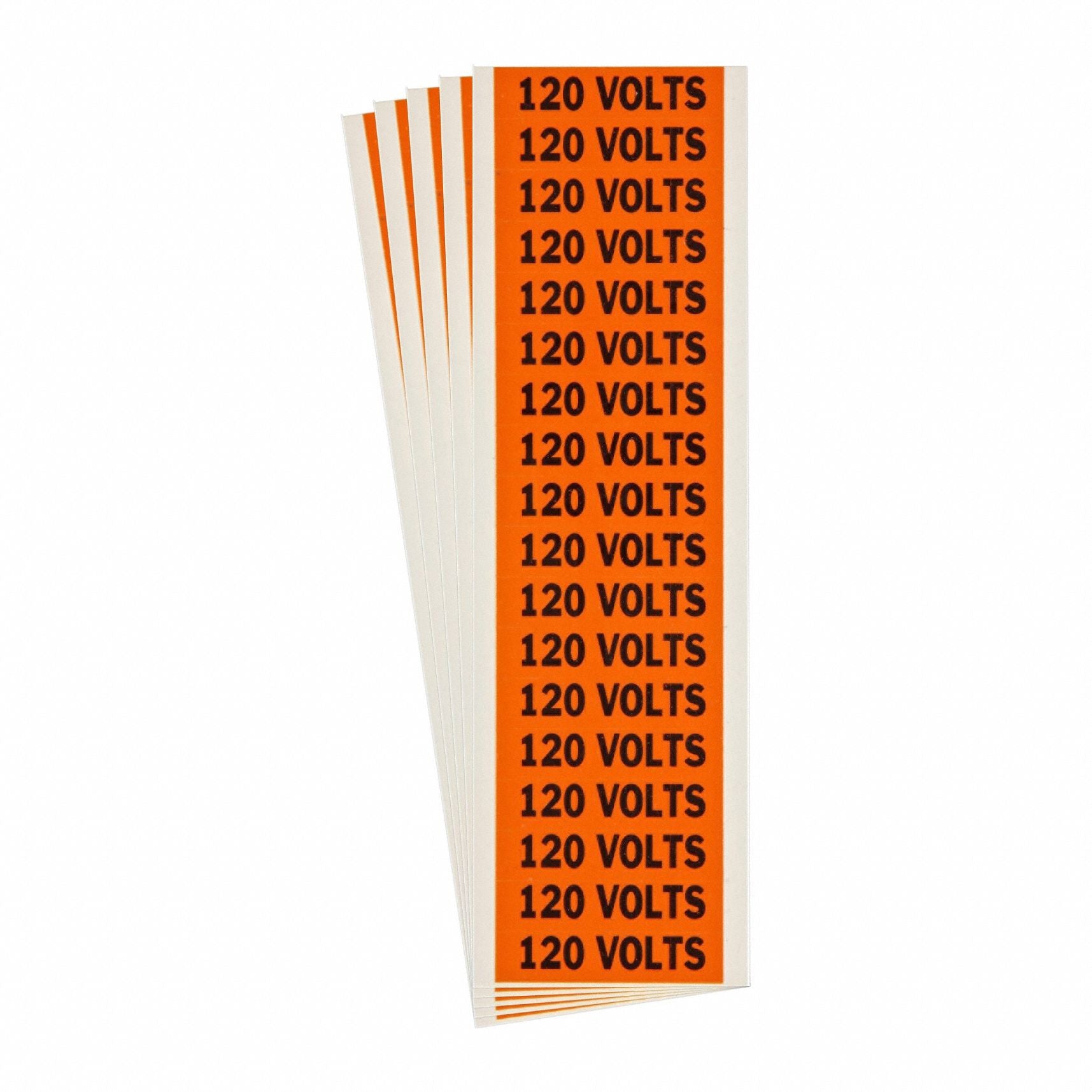 BRADY 152384 Conduit and Voltage Sign and Labels PK5