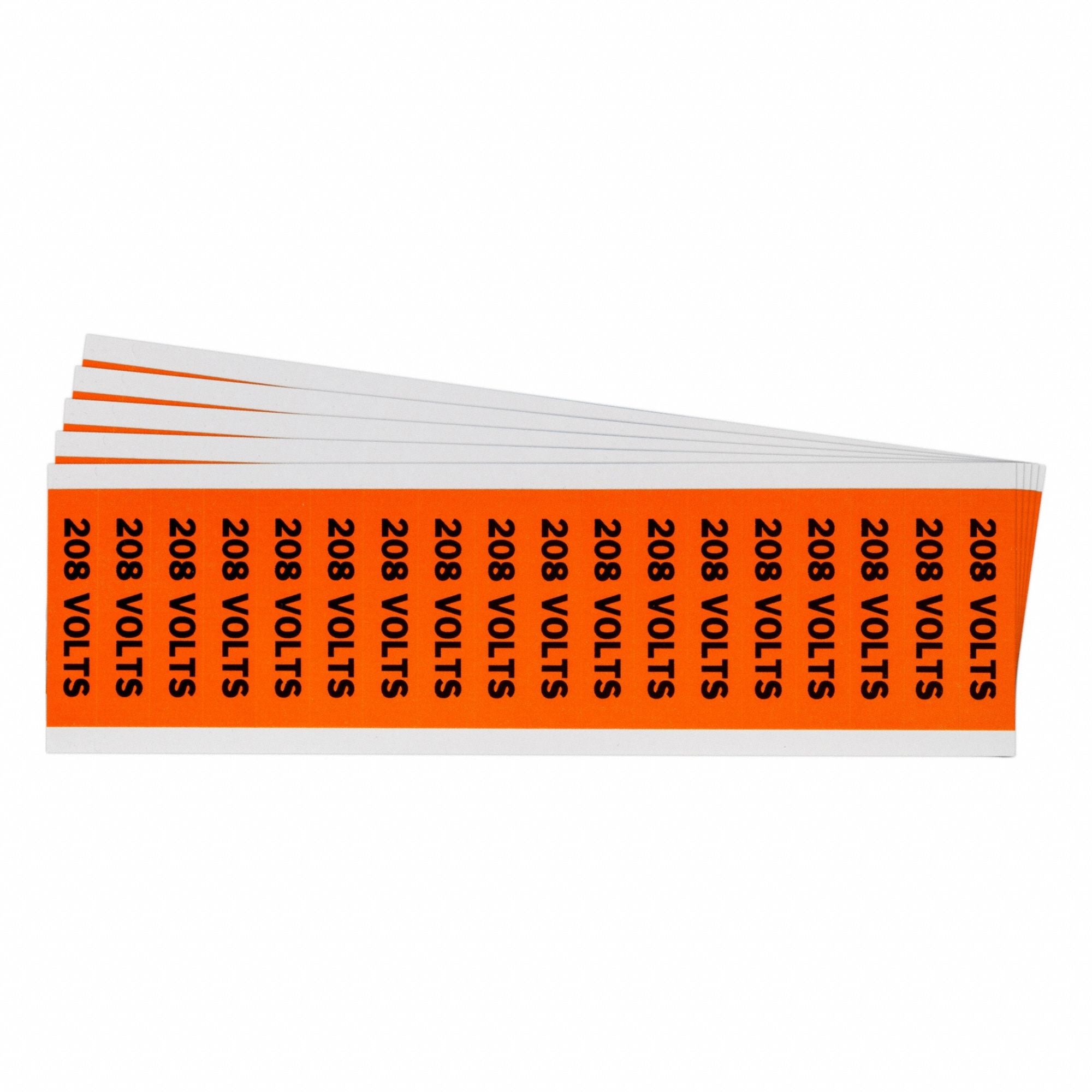 BRADY 152480 Conduit and Voltage Sign and Labels PK5