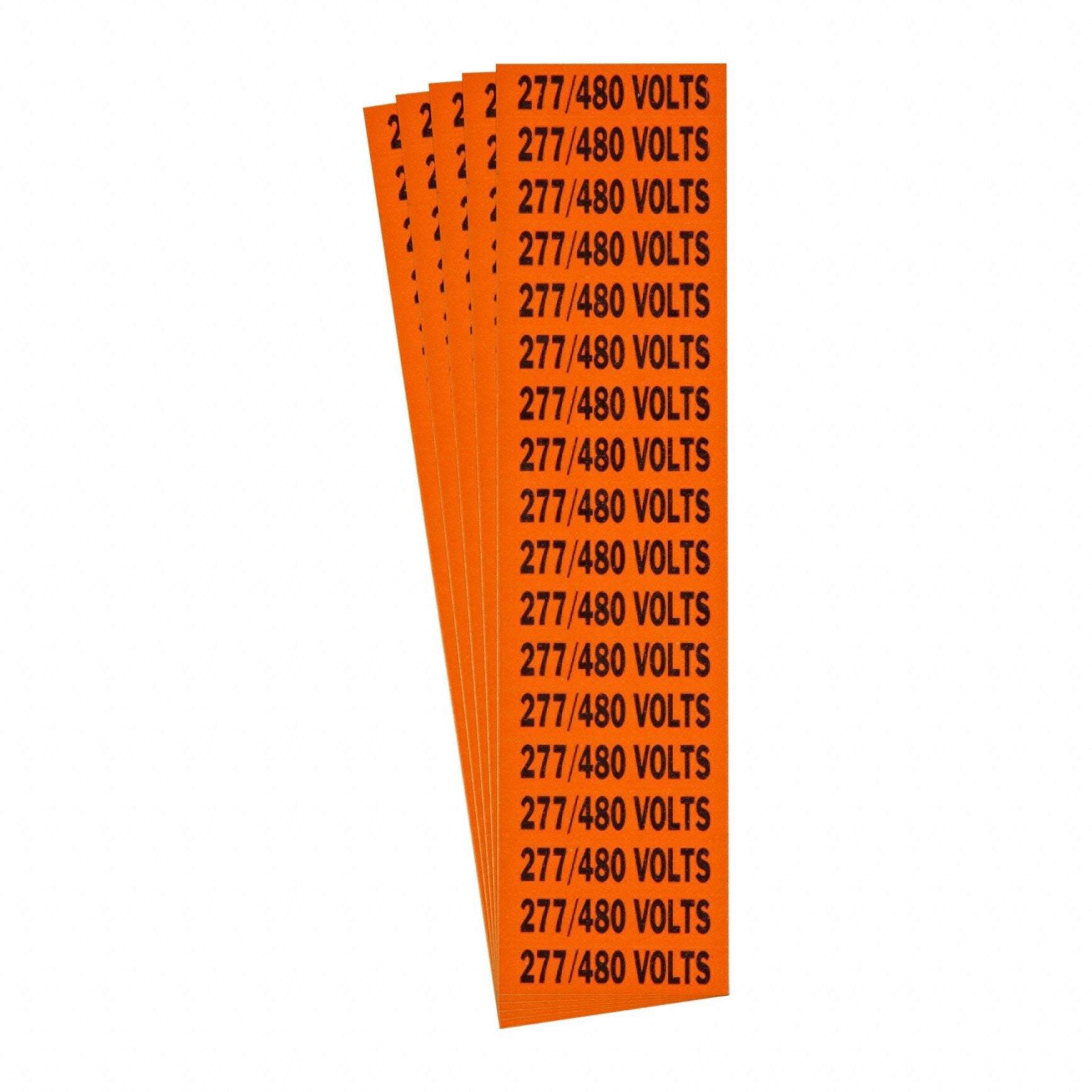 BRADY 152485 Conduit and Voltage Sign and Labels PK5