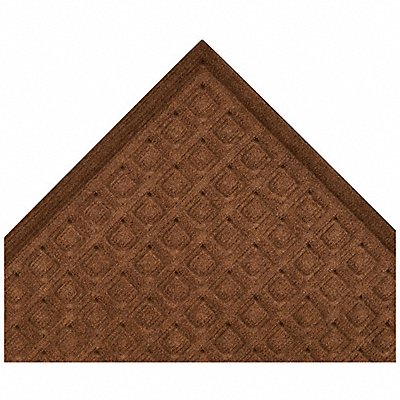 CONDOR 9GYG5 E5381 Carpeted Entrance Mat Brown 4ft. x 6ft.