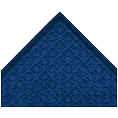 CONDOR 8FTL9 E5380 Carpeted Entrance Mat Blue 3ft. x 5ft.