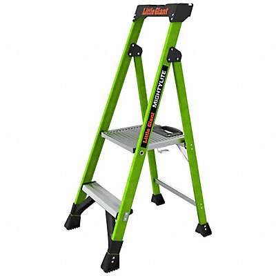 LITTLE GIANT 15394001 Stepladder 4ft H 1 W Platform 300 lb Cap
