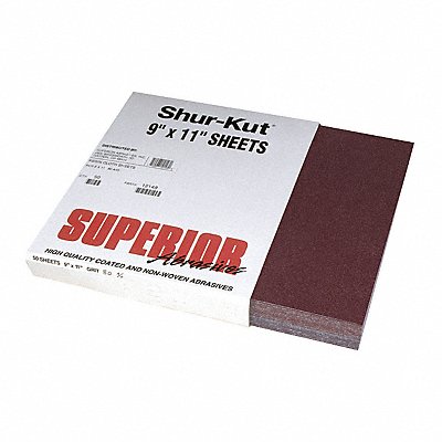 SUPERIOR ABRASIVES A017033 Resin Cloth Sheets 9 x11 A/O Grit 500