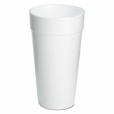 DART 20J16 Disposable Hot Cup 20oz White Foam PK500