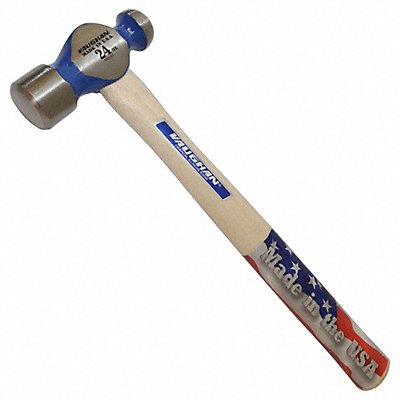 VAUGHAN TC224 Ball Pein Hammer 24 oz Steel 15 in
