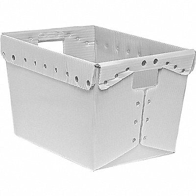 GRAINGER 1577WHITE 18.25x13.25x11.6 OD Tote