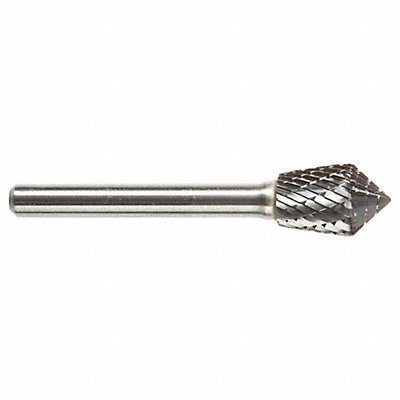 SGS PRO 15864 InVerticaled Cone Burr 1/2 Carbide