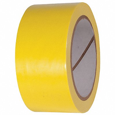 GRAINGER 15D726 Floor Tape Yellow 2 inx216 ft Roll