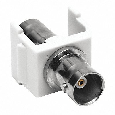 HUBBELL PREMISE WIRING SFBW Coupler BNC Connector Pass Thru F/F Wht