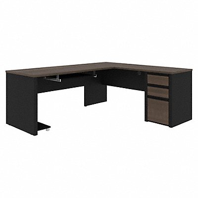BESTAR 93880000052 L Shaped Desk with Storage