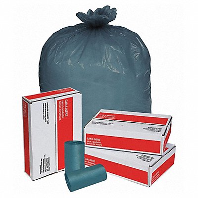 GRAINGER 15E494 Garbage Bag 55 gal Magnum Blue PK50