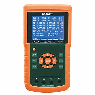 EXTECH PQ3450 Power Analyzer/Datalogger Up To 30000A