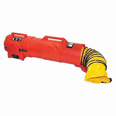 AIR SYSTEMS INTERNATIONAL CVF25DCAN Confined Space Fan Red 11 W