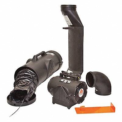 AIR SYSTEMS INTERNATIONAL CVFEX15KIT Confined Space Fan Kit Black 11 W