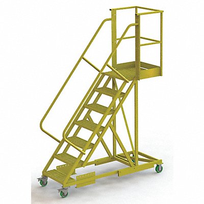 TRI-ARC UCS500720246 Rollng Ladder Unassembled Handrail Platform 70 In H