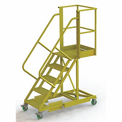 TRI-ARC UCS500520242 Rollng Ladder Unassembled Handrail Platform 50 In H