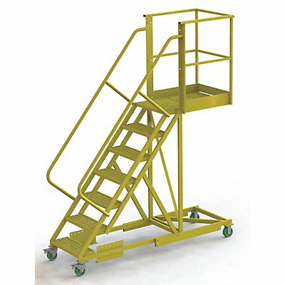 TRI-ARC UCS500730246 Rollng Ladder Unassembled Handrail Platform 70 In H