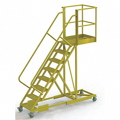 TRI-ARC UCS500830246 Rollng Ladder Unassembled Handrail Platform 80 In H